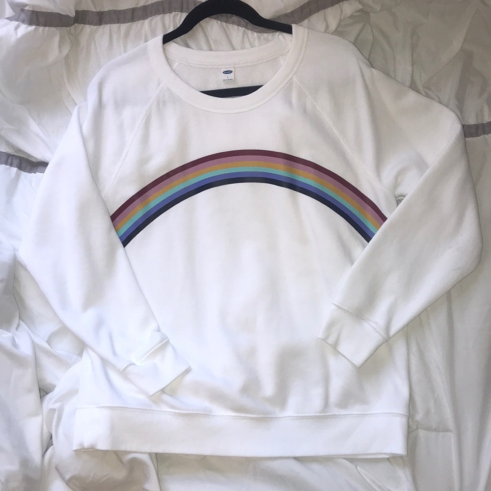 White sweatshirt